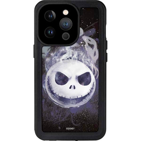 Disney The Nightmare Before Christmas Jack Skellington Face Art iPhone 15 Pro Waterproof Case
